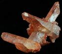 Natural Red Quartz Crystals - Morocco #51545-1